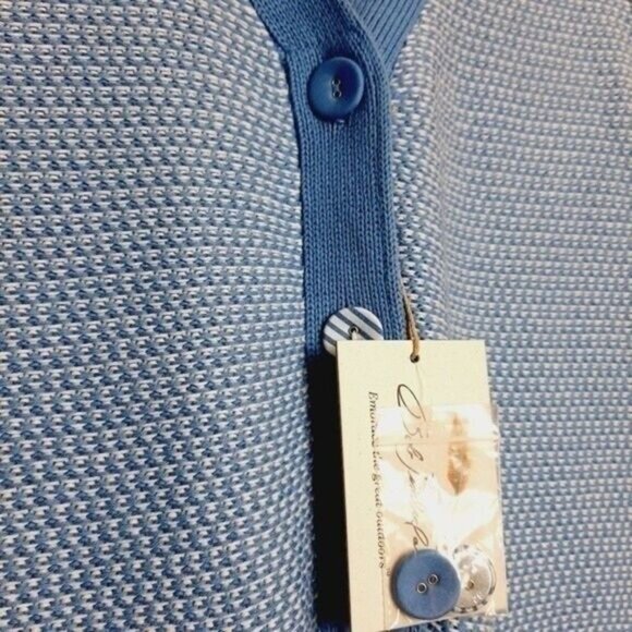 BOB JIMLEY Cardigan Sweater 3/4 Sleeve Button Down Sz M - Picture 6 of 12